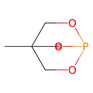 4-Methyl-2,6,7-trioxa-1-phosphabicyclo(2.2.2)octane structure