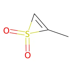 甲基噻丙环1,1-二氧化物 structure