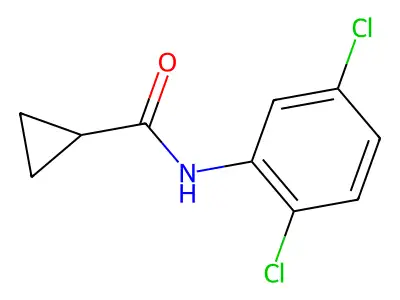 2',5'-Dichloro-1-cyclopropanecarboxanilide structure