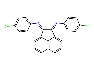 Benzenamine, N,N'-1,2-acenaphthylenediylidenebis[4-chloro- structure