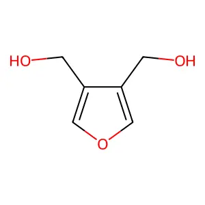 Furan-3,4-diyldimethanol structure