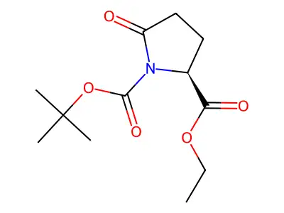 1-Boc-D-焦谷氨酸乙酯 structure