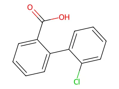 2'-Chloro-[1,1'-biphenyl]-2-carboxylic acid structure