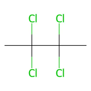2,2,3,3,-Tetrachlorobutane structure