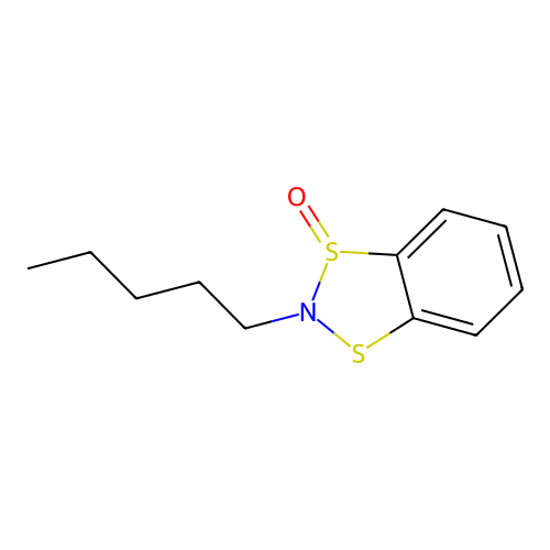 2-Pentyl-1$l^{4},3,2-benzodithiazole 1-oxide structure