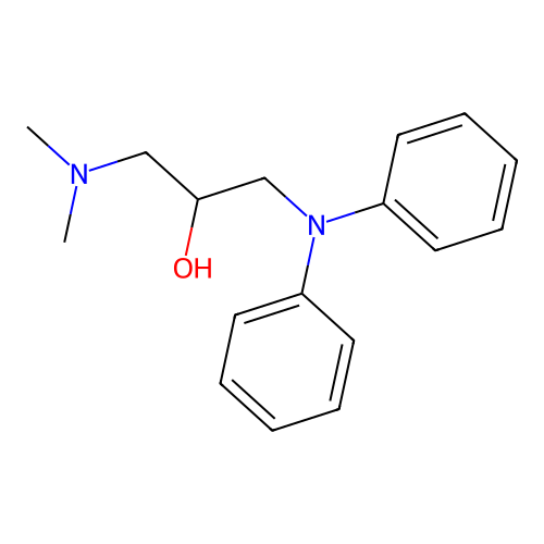 1-(Dimethylamino)-3-(diphenylamino)propan-2-ol structure