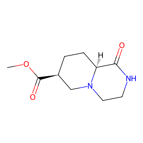 cis-1-Oxo-octahydro-pyrido[1,2-a]pyrazine-7-carboxylic acid methyl ester structure