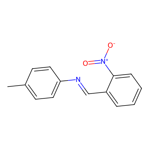 N-(2-Nitrobenzylidene)-P-toluidine structure