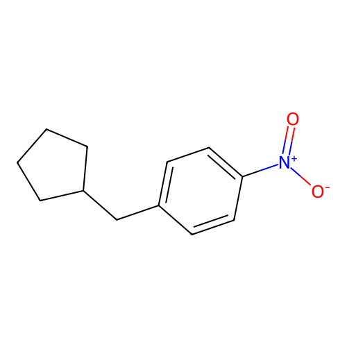 1-(Cyclopentylmethyl)-4-nitrobenzene structure