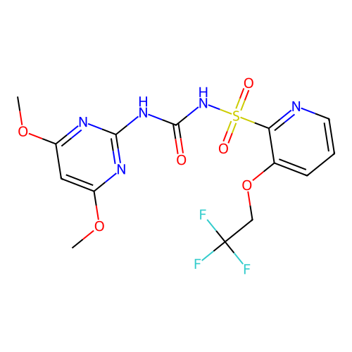 Trifloxysulfuron structure