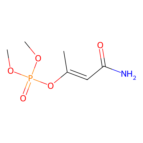 Deschloro phosphamidon amide structure