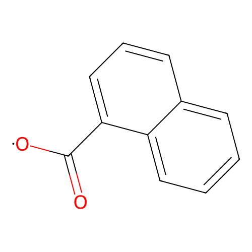 1-naphthoyloxyl radical structure