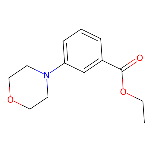 Ethyl 3-morpholinobenzoate structure