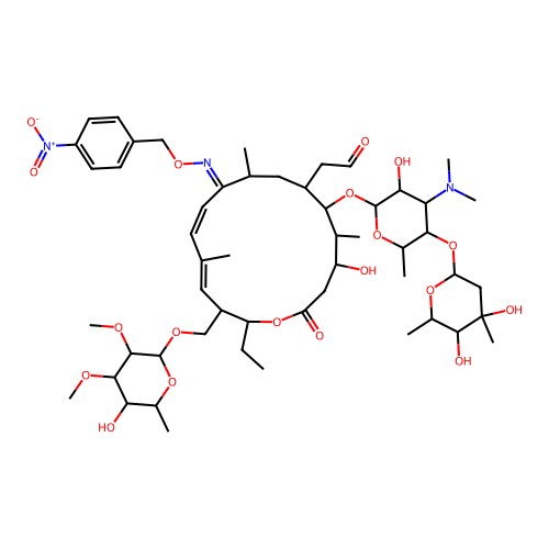 para-Nitrobenzyl-oxime-tylosine structure