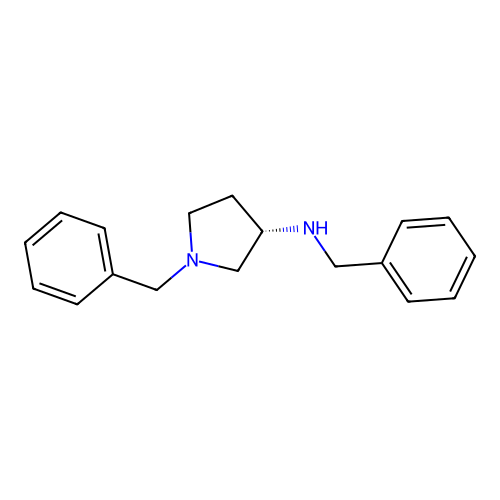 (S)-N,1-Dibenzylpyrrolidin-3-amine structure
