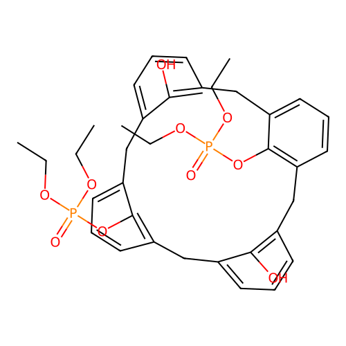 O,O-BIS CALIX[4!ARENE,97 structure