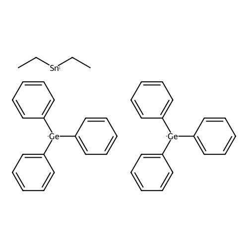diethyltin,triphenylgermanium structure