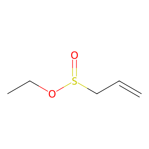 Ethyl 2-propenesulfinate structure