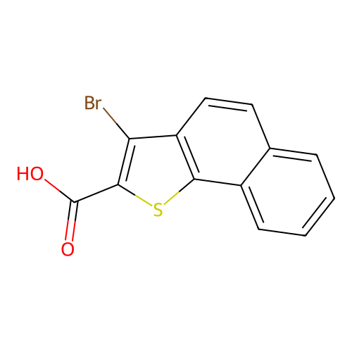 3-溴萘并[1,2-b]噻吩-2-甲酸 structure