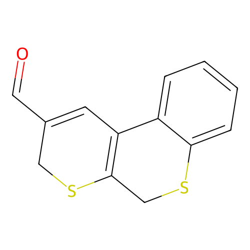 3,5-Dihydrothiopyrano[2,3-c]thiochromene-2-carbaldehyde structure