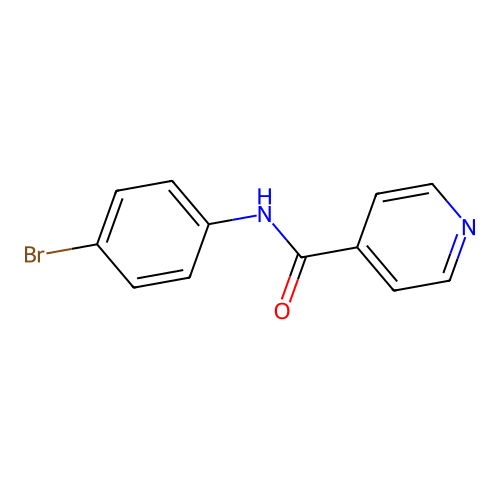 Isonicotinamide, N-(4-bromophenyl)- structure