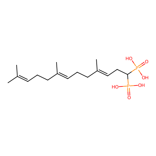 (2E, 6E)-farnesylbisphosphonate structure