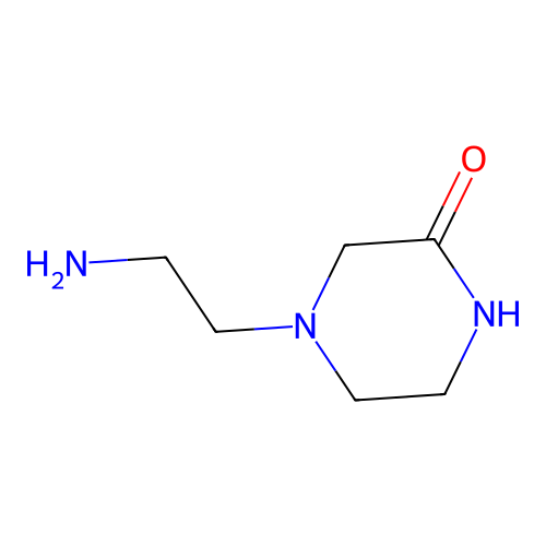 4-(2-Aminoethyl)piperazin-2-one structure