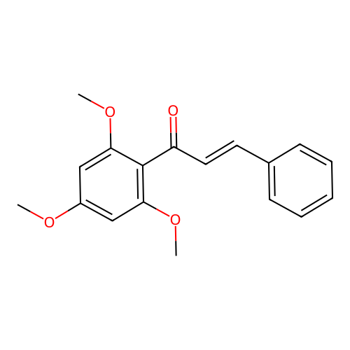 2',4',6'-Trimethoxychalcone structure