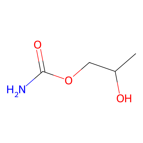 1,2-丙二醇单氨基甲酸酯 structure