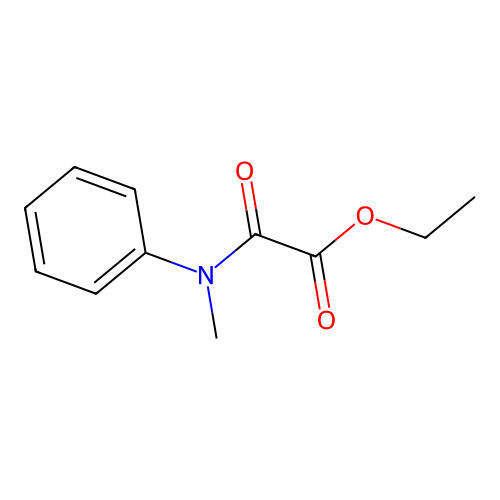 ethyl 2-(N-methylanilino)-2-oxoacetate structure