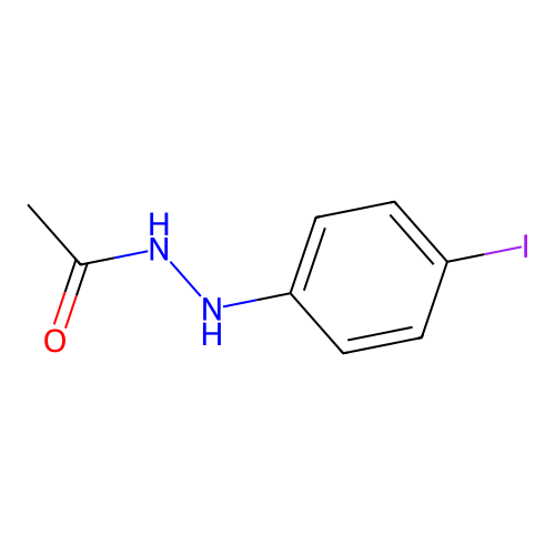 N'-(4-Iodophenyl)acetohydrazide structure