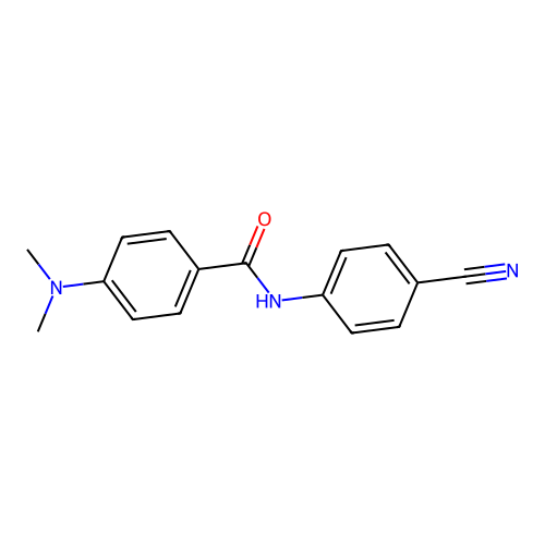 N-(4-cyanophenyl)-4-(dimethylamino)benzamide structure