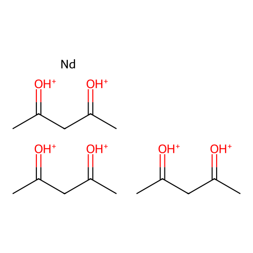 乙酰丙酮钕 structure