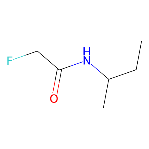 Acetamide, 2-fluoro-N-(1-methylpropyl)- structure