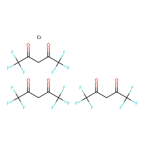 Chromium;1,1,1,5,5,5-hexafluoropentane-2,4-dione structure