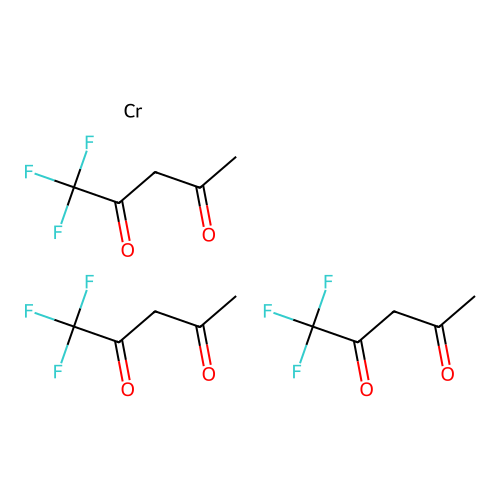 Chromium,1,1-trifluoroacetylacetonato)- structure