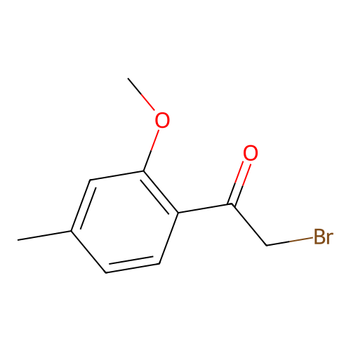 2-Bromo-1-(2-methoxy-4-methylphenyl)ethan-1-one structure