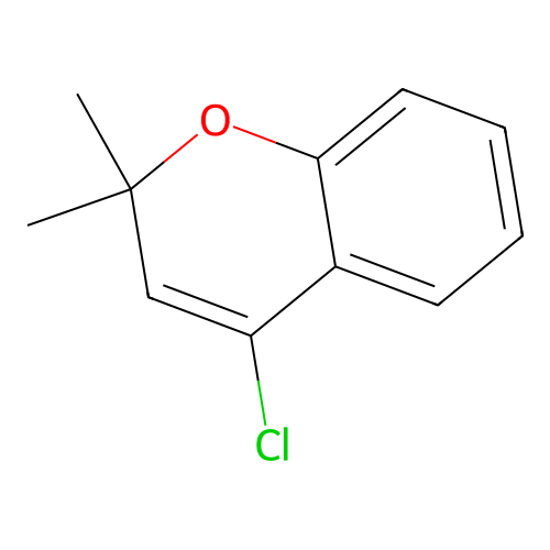 4-Chloro-2,2-dimethylchromene structure