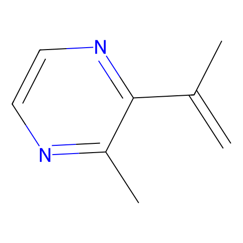 2-Isopropenyl-3-methylpyrazine structure