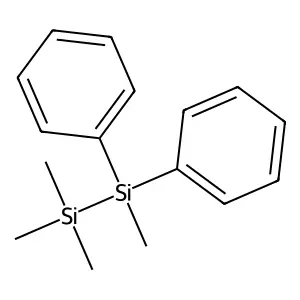 Disilane, 1,1,1,2-tetramethyl-2,2-diphenyl- structure
