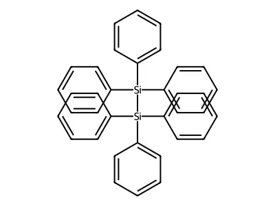 Hexaphenyldisilane structure