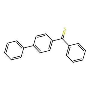 (1,1'-Biphenyl)-4-ylphenylmethanethione structure