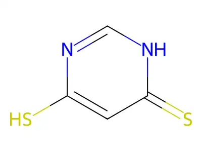 4,6-Pyrimidinedithiol structure