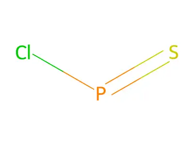 硫代亚磷酰氯 structure