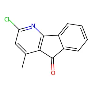 2-Chloro-4-methyl-5H-indeno[1,2-b]pyridin-5-one structure