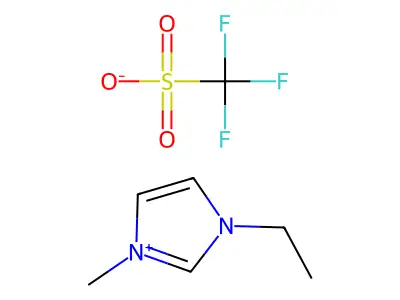 1-Ethyl-3-methylimidazolium structure