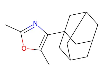 4-(1-Adamantyl)-2,5-dimethyl-1,3-oxazole structure