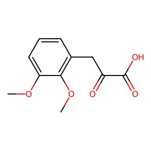 3-(2,3-二甲氧基苯基)-2-氧代丙酸 structure