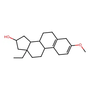 13-乙基-3-甲氧基-2,5(10)-雌二烯-17β-醇 structure