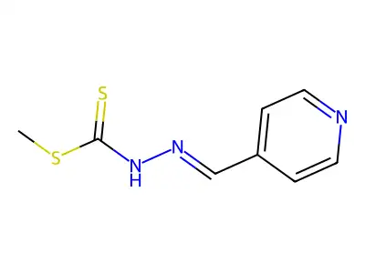 methyl N-[(Z)-pyridin-4-ylmethylideneamino]carbamodithioate structure